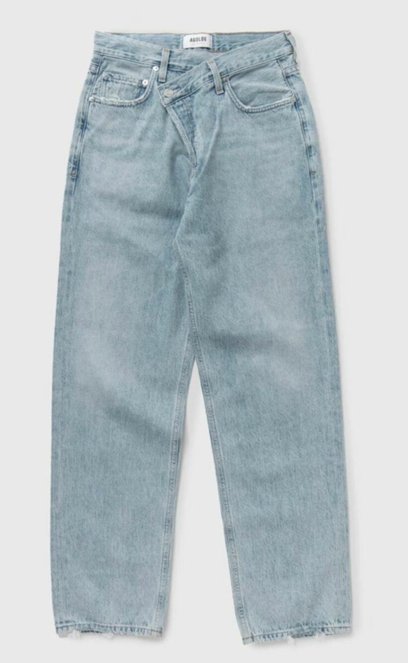 AGOLDE Criss Cross Upsized Jeans in Suburbia Organic Cotton Size 25